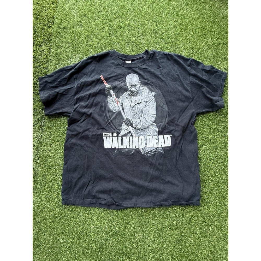 Vintage The Walking Dead - Morgan Bo Staff - T-Shirt Black 2XL